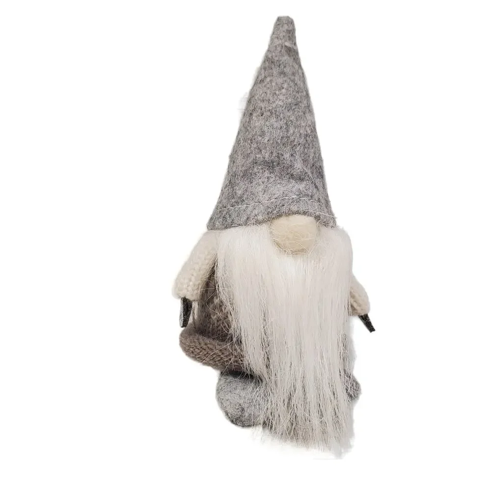 MeraVic Gnome Holiday Gray Sweater Gnome Gery 5 Inch Item No R7132